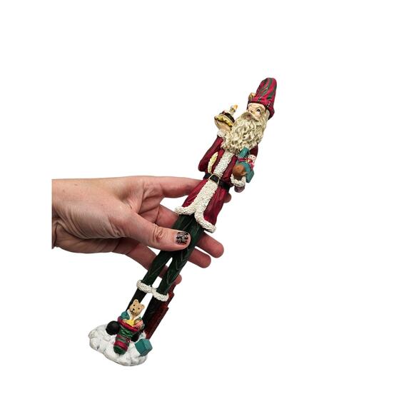 Roman 1993 Pencil Santaw/ Presents and Snow Finely Detailed Vintage - Picture 5 of 5